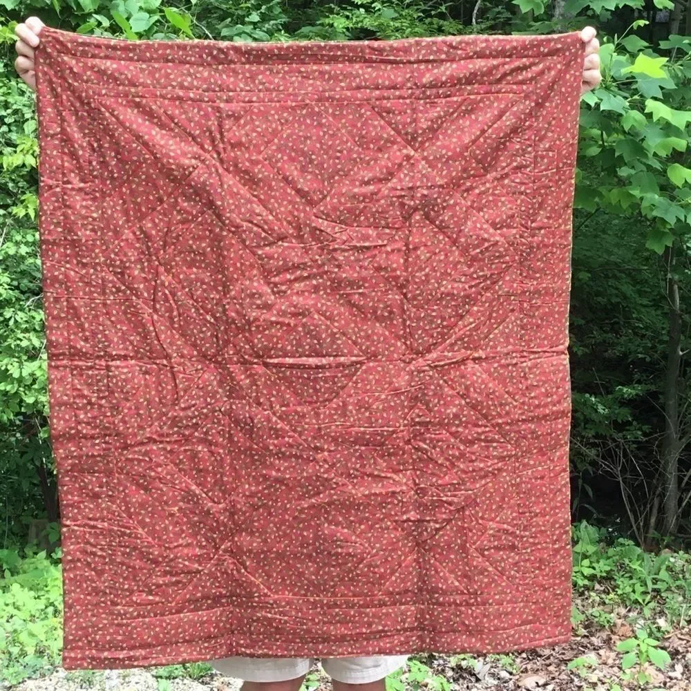 NWT Hand Crafted Aboriginal Prints Quilt Yellow